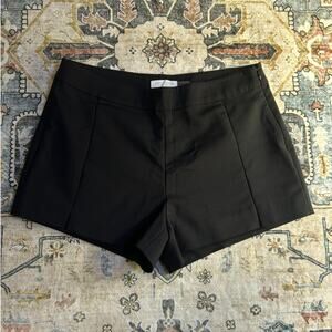 Ramy Brook Benson Shorts in Black Women's Summer Business Casual Bottoms Size 8